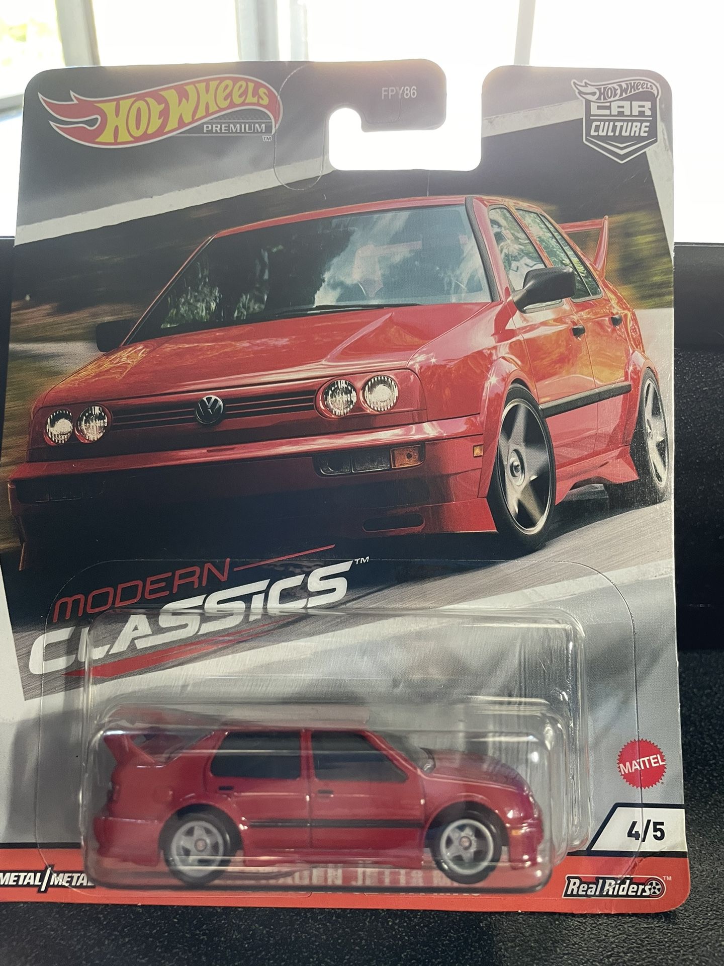 Hot Wheels Premium Volkswagen Jetta MK3 Modern Classics Red GLI