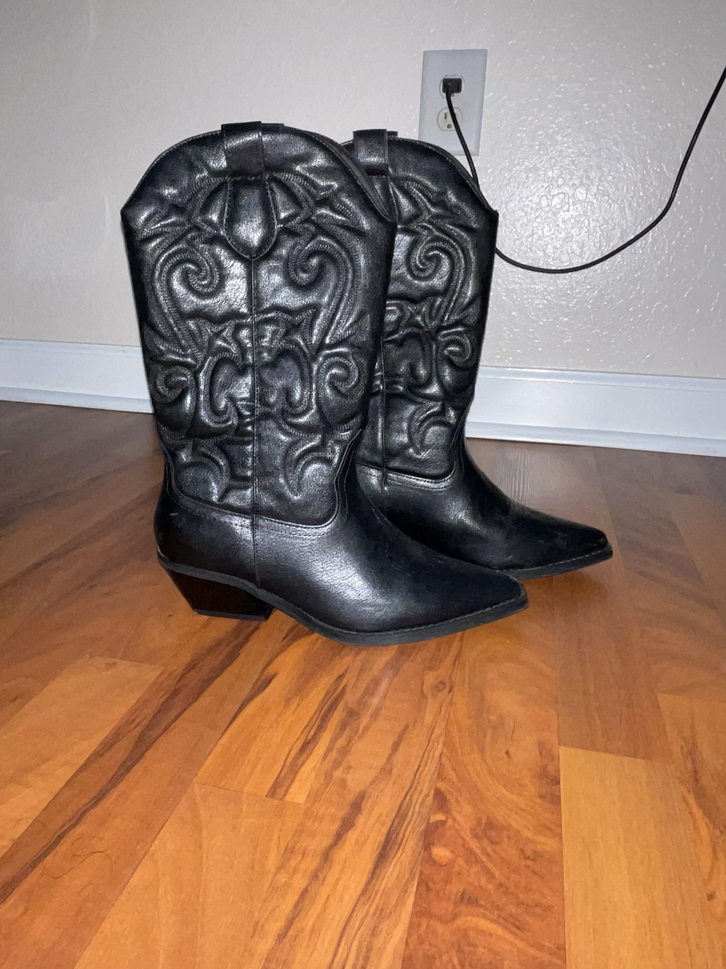 Cowboy Boots, Black