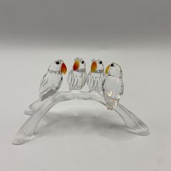 Swarovski Crystal Baby Lovebirds