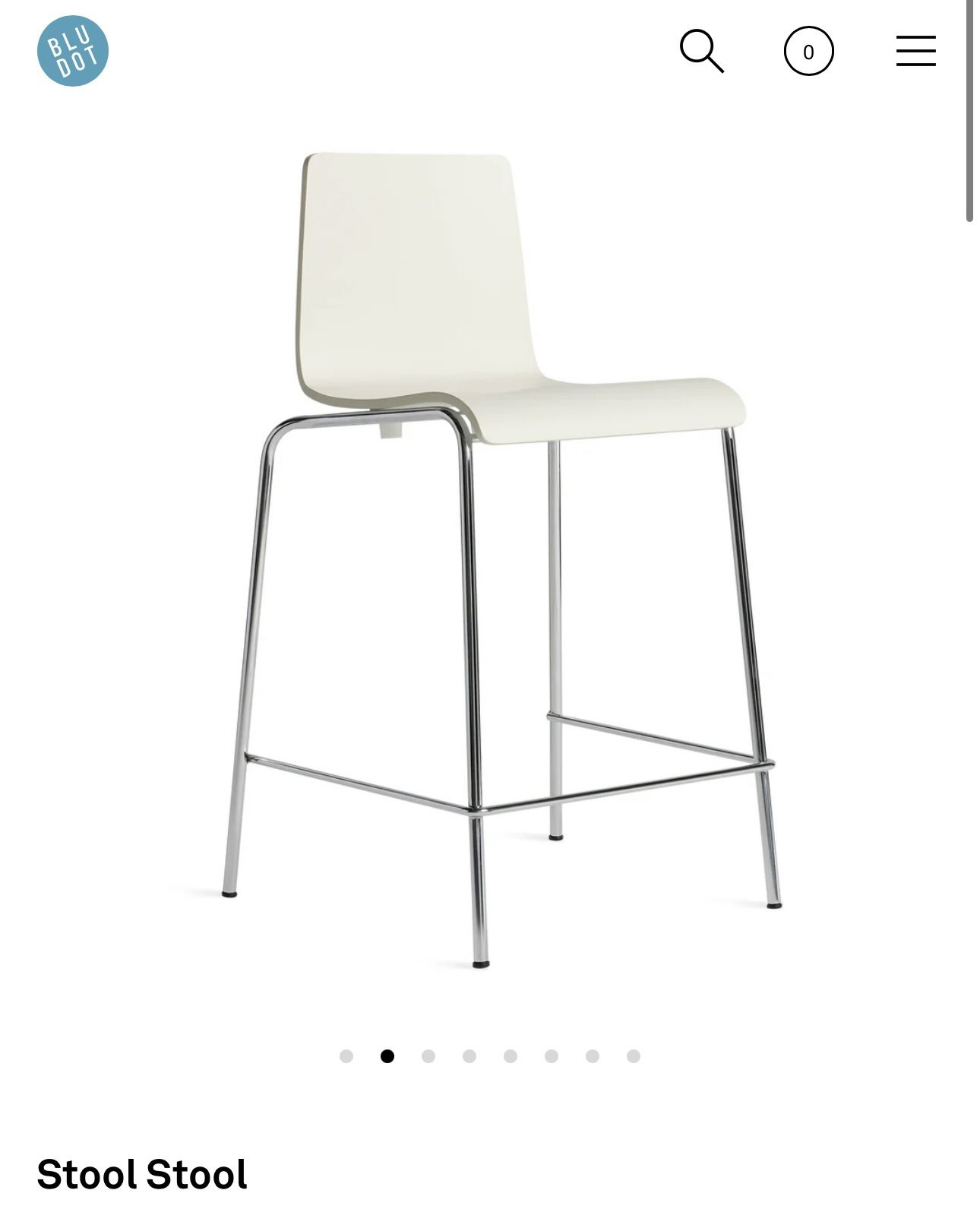 2x Blu Dot Bar Stools