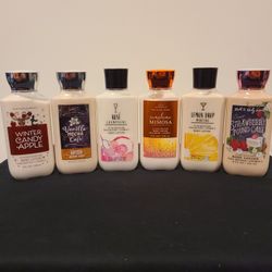 6 Bath & Bodyworks Body Lotions 