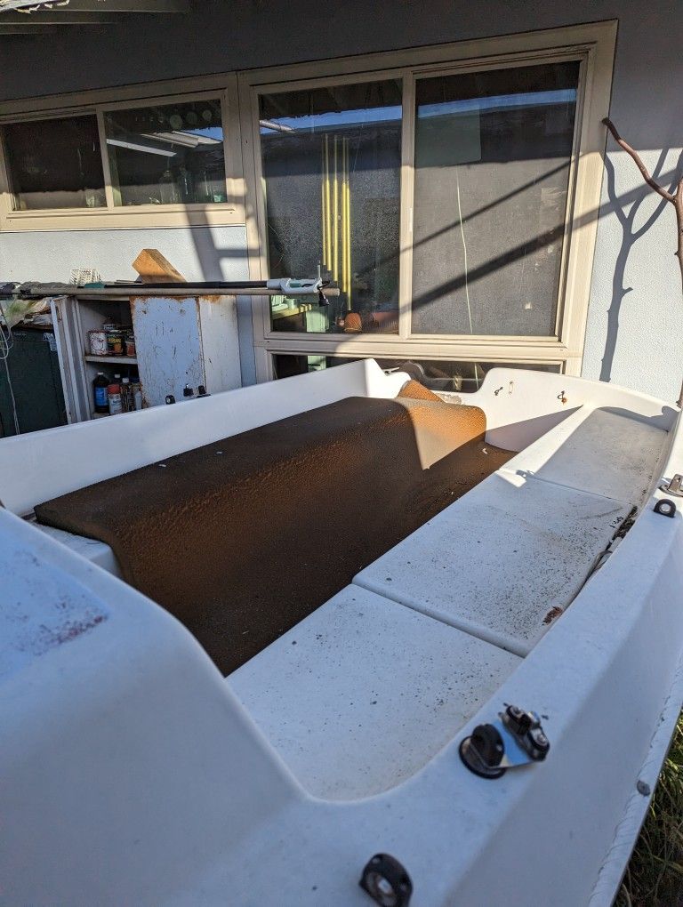 Free fiberglass boat & trailer for Sale in San Diego, CA OfferUp