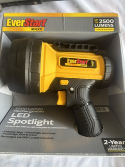 EverStart 2500 Lumen Rechargeable LED Portable Spotlight