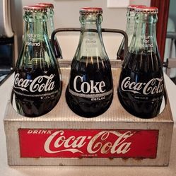 Vintage 6 Pack Coca Cola Carrier 