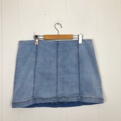Wild Fable Seamed Denim Mini kirt Sz18