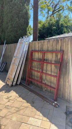 5x7 scaffold with 3 planks