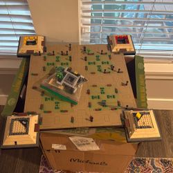 Dissembled Eiffel Tower Lego Set