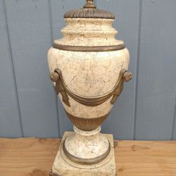 Antique Urn With Cover Lid