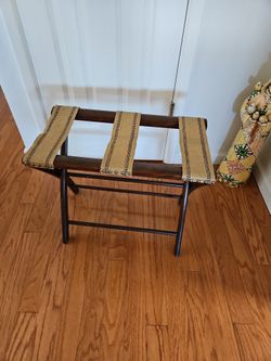 Antique Vintage COLLAPSABLE LUGGAGE RACK