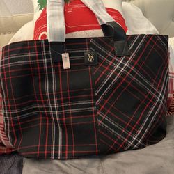 Victoria Secret Plaid Tote