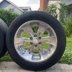 FOOSE 6 Lug Nut Rims / Rines De 6 birlos (6x5.5)