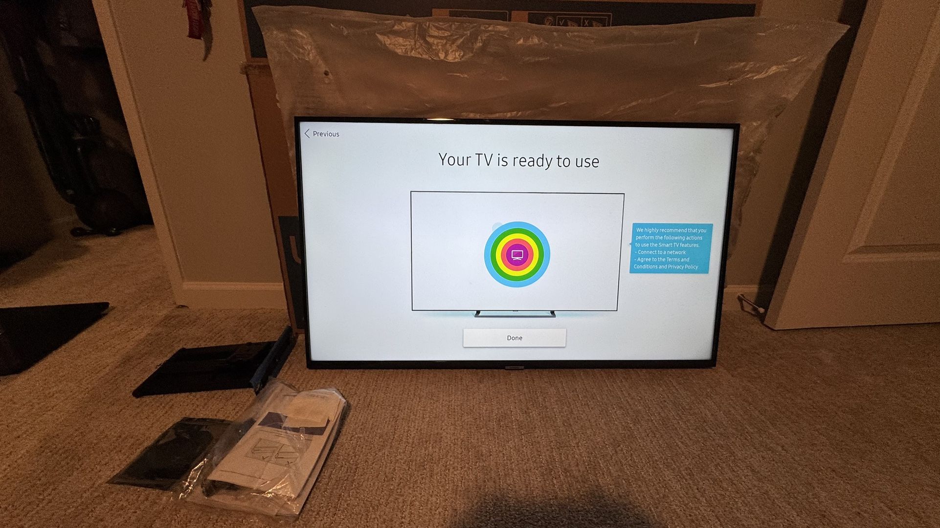 43” Samsung 4K 6 SERIES | NU6900 TV With Swivel Mount