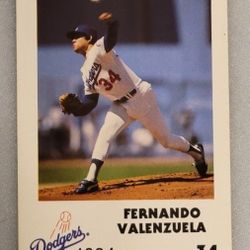 2 - Fernando Valenzuela - 1984 - Baseball Card