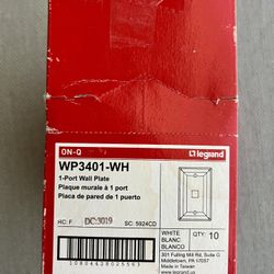 CAT 5 CABLE CONNECTOR WALL PLATE $5