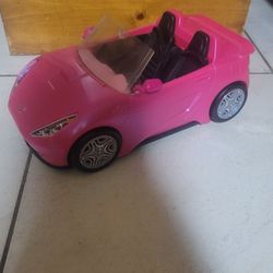 Convertible Barbie Car