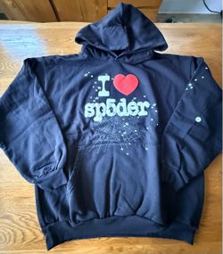 🕷️ Sp5der Souvenir Hoodie – High Quality | Live Stream Auction Pickups