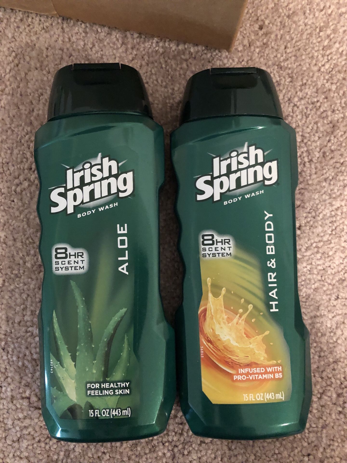 2 Irish Spring body washes