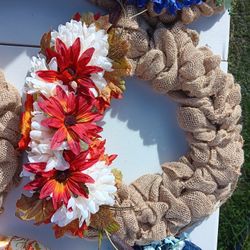 Burlap Wreath