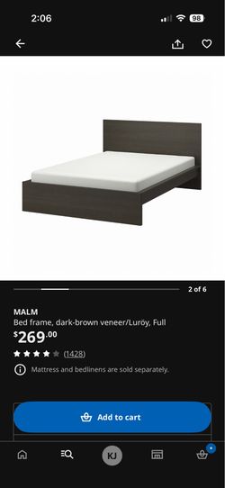 *BRAND NEW*. IKEA Malm Bed Frame Full Size