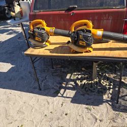 2 POULAN PRO , Gas Blowers ,For Parts Or Easy Fix. For Only $50.