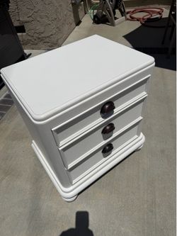 WHITE NIGHTSTAND, Mini dresser or TV Stand