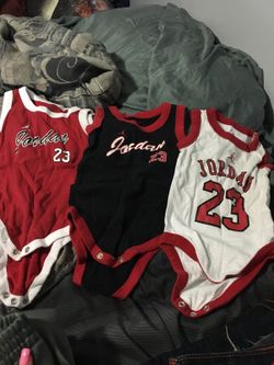 Jordan 0-6 months Jersey onesie