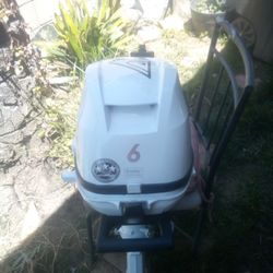 2021 Tahatsu 6 Hp Four Stroke Outboard Motor 