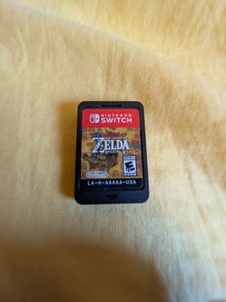 The Legend of Zelda Breath of the Wild Nintendo Switch Game Cartridge