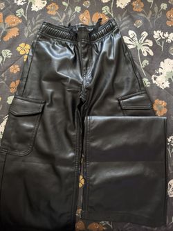 Black leather Pants
