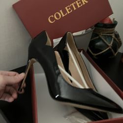 Black Heels - Never worn 