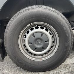 Mercedes Sprinter Rims And Tires Very Low Miles No Damage. 