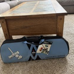 Croquet And Bocce Ball Set