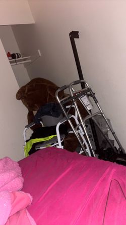 FREE Walker and portable toilet and wheel chair