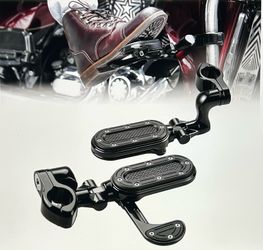 KEMIMOTO Motorcycle Highway Pegs with Flip Out Heel Rests