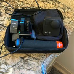 GOPRO MAX 2024 - 3 BATTERIES - CASE - SUPERCHARGER