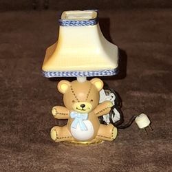 Miniature Dollhouse Diorama 1/12 Scale Bear Lamp