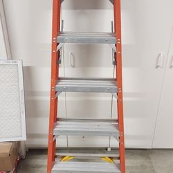Werner 6 ft Fiberglass Step Ladder 