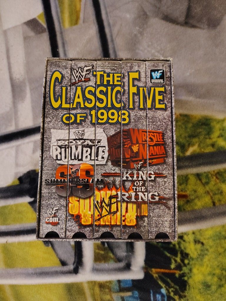 WWF Classic 5 Of 1998 VHS