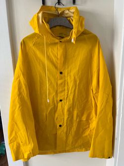 a Boss Large Yellow Rain Jacket