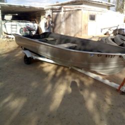 Aluminum Fishing Boat With Motor 