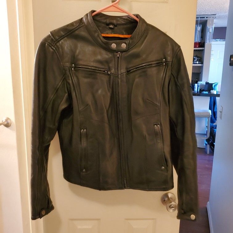 Women's Leather Jacket- First Classics-large