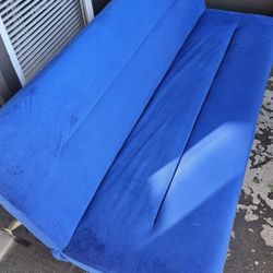Blue Futon Couch (PICK UP ONLY)