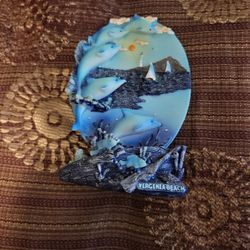 Dolphins Seashell Shell Sculpture Statue Art Decor