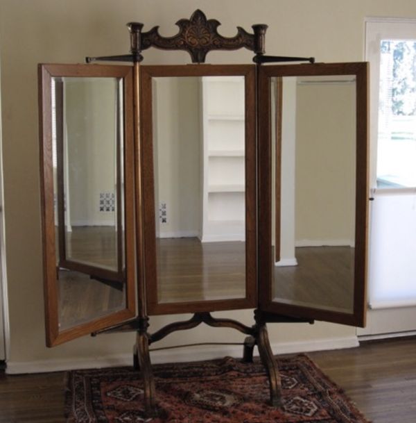Antique 3 Way Mirror With Beveled Glass Purchased 25 Years Ago In Seattle For 4100 Moving And Can Not Take Los Angeles Ca Offerup