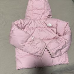 North Face Baby Girl Jacket  Pink 6-12 Months 