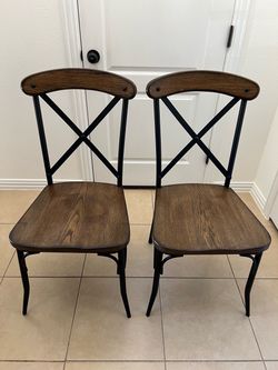 Set-2 Dining Chairs very good condition.