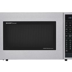 Sharp SMC1585BS 1.5 Cu. Ft. Stainless Countertop Convection Microwave