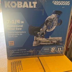 Kobalt 7-1/4 Compound Miter Saw