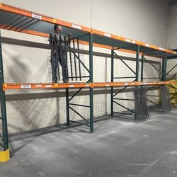 32 Feet Of Industrial Racking