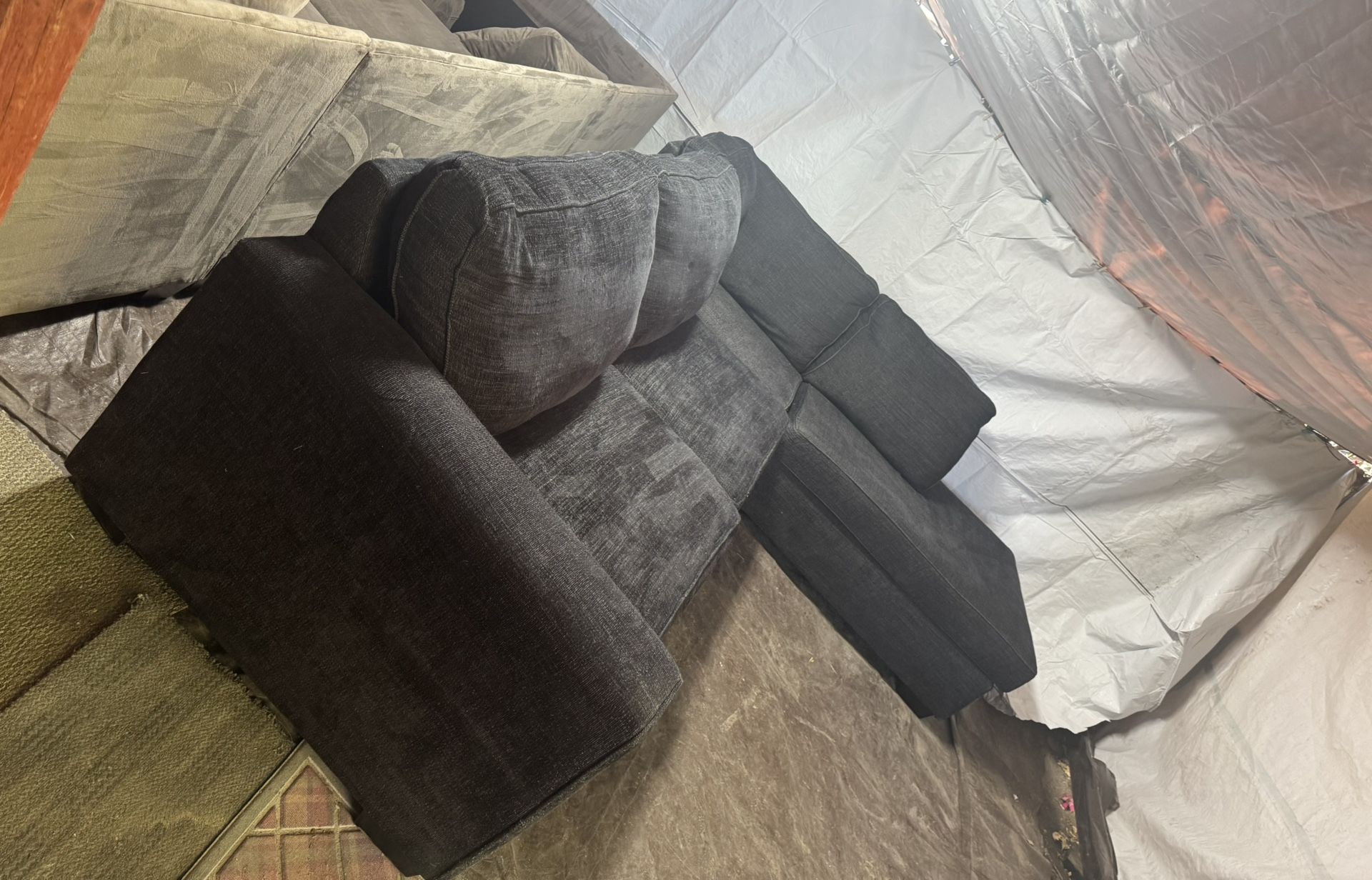 Black Couch Good Condition Clean We Sell All The Time Delivery 40 Local